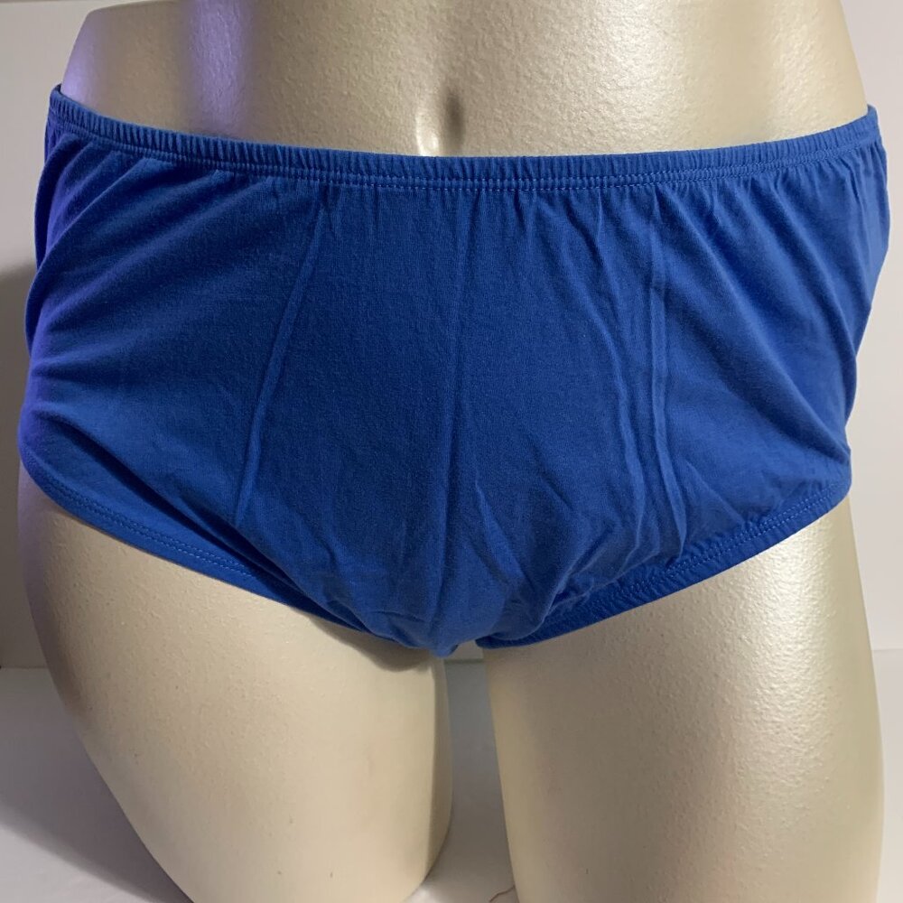 On The Plus Side Panties Underwear Making It Big MIB Cotton Blue Plus Size 3X